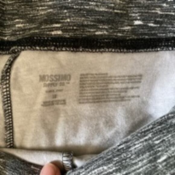 Athleisure Minimalist Gray Marled Leggings Mossimo M - Picture 3 of 6